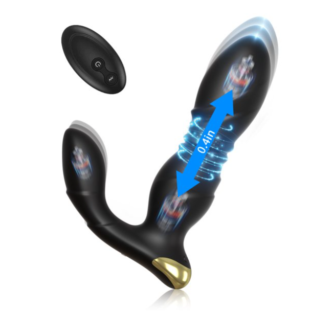 FIDECH 推力肛门振动器，遥控对接插头男性前列腺按摩器，男性女性性玩具