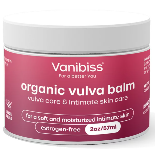  Vanibis 有機外陰香膏 - 陰道保濕霜 - 不含雌激素（2 盎司）