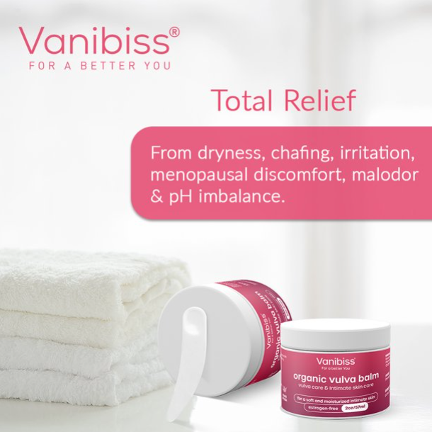  Vanibis 有機外陰香膏 - 陰道保濕霜 - 不含雌激素（2 盎司）